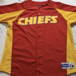 Kansas City Chiefs Baseball Style Jersey